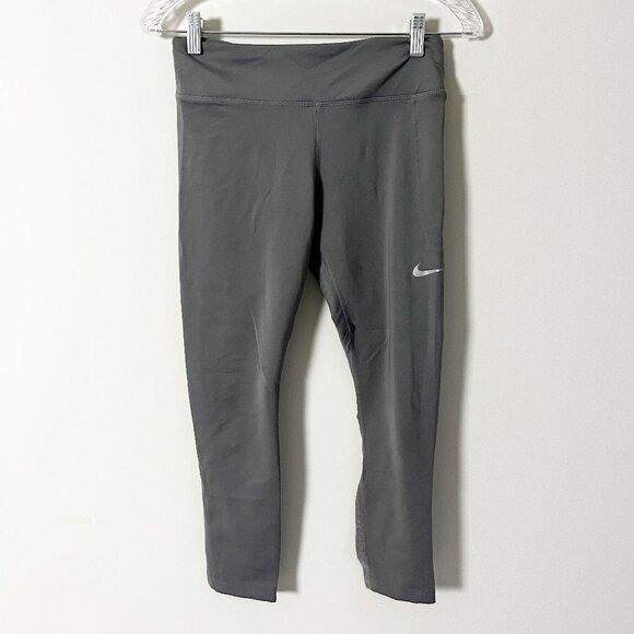 Nike Grey Dri-Fit Leggings M - Picture 1 of 2